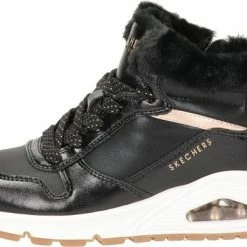 Skechers Uno Sneakers Zwart Leer - Dames - Maat 33 -Nike winkel 550x385 1