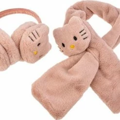 Me Lady Clayre & Eef Oorwarmer/sjaal Kind Roze