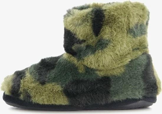 Thu!s Kinder Sloffen Met Camouflage Print - Groen - Maat 35 - Pantoffels 5 Thu!s Kinder Sloffen Met Camouflage Print - Groen - Maat 35 - Pantoffels - Afbeelding 3
