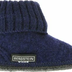 Bergstein Cozy - Sloffen - Unisex Junior - Dark Blue - Maat 35