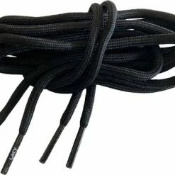 Merkloos Schoenveter Rond - Zwart - 180 Cm Lang X 4 Mm Breed