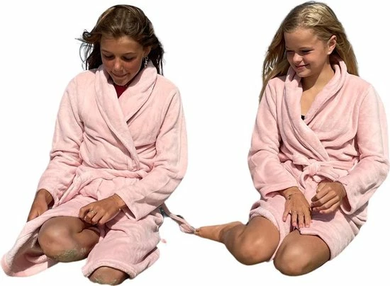 Relax Company Kinderbadjas Fleece - Oudroze - Meisjes Ochtendjas Maat 134/140 9 Relax Company Kinderbadjas Fleece - Oudroze - Meisjes Ochtendjas Maat 134/140 - Afbeelding 7