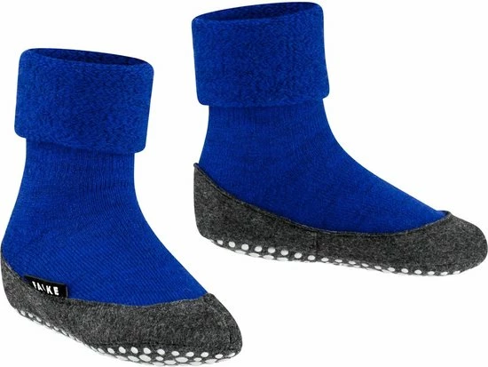 FALKE Cosyshoe Slofsokken Voor Meisjes En Jongens Comfortabel Warm Winter Antislip Ondoorzichtig Zacht Mid-rise Met Vilten Zool Zonder Motief Met Noppen Merinowol Blauw Kinderen Sokken - Maat 35-36 6 FALKE Cosyshoe Slofsokken Voor Meisjes En Jongens Comfortabel Warm Winter Antislip Ondoorzichtig Zacht Mid-rise Met Vilten Zool Zonder Motief Met Noppen Merinowol Blauw Kinderen Sokken - Maat 35-36 - Afbeelding 4