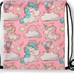 Isa's Friends Zwemtas - Gymtas "Roze" - Luxe Rugtas Met Trekkoorden - Unicorn - Meisjes Rugzak - GRATIS Verzending -Nike winkel 550x418 6