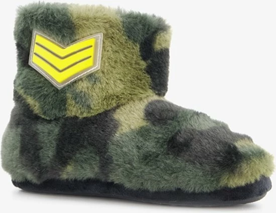Thu!s Kinder Sloffen Met Camouflage Print - Groen - Maat 35 - Pantoffels 3 Thu!s Kinder Sloffen Met Camouflage Print - Groen - Maat 35 - Pantoffels
