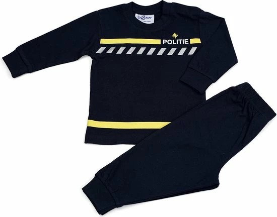 Fun2Wear - Pyjama Politie - Navy Blauw - Maat 128 - Jongens, Meisjes 3 Fun2Wear - Pyjama Politie - Navy Blauw - Maat 128 - Jongens, Meisjes