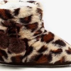 Thu!s Meisjes Sloffen Met Luipaardprint - Beige - Maat 34 - Pantoffels -Nike winkel 550x435 1