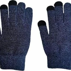 Geweo Hoed Colsjaal Handschoenen Set - Mutsen - Sjaal - Handschoenen - Gebreide Baggy Warme Muts - Wintermuts Gevoerd Wol - Unisex - Kerst Geschenk - Blauw - Kerstmis - Kerstfeest - Christmas Gift -Nike winkel 550x437 3