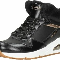 Skechers Uno Sneakers Zwart Leer - Dames - Maat 38 -Nike winkel 550x444 5