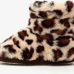 Thu!s Meisjes Sloffen Met Luipaardprint - Beige - Maat 34 - Pantoffels -Nike winkel 550x448 1