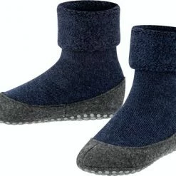 FALKE Cosyshoe Slofsokken Voor Meisjes En Jongens Comfortabel Warm Winter Antislip Ondoorzichtig Zacht Mid-rise Met Vilten Zool Zonder Motief Met Noppen Merinowol Blauw Kinderen Sokken - Maat 31-32 -Nike winkel 550x456 5