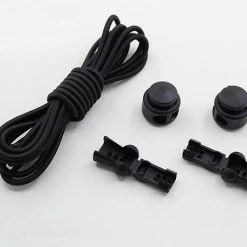 Merkloos Lock Veters | Ronde Elastische Schoenveters - Elastische Veters - Hardlopen | Schoenveters | Laces | Zwart -Nike winkel 550x463 3