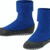 FALKE Cosyshoe Slofsokken Voor Meisjes En Jongens Comfortabel Warm Winter Antislip Ondoorzichtig Zacht Mid-rise Met Vilten Zool Zonder Motief Met Noppen Merinowol Blauw Kinderen Sokken - Maat 35-36 -Nike winkel 550x468 7