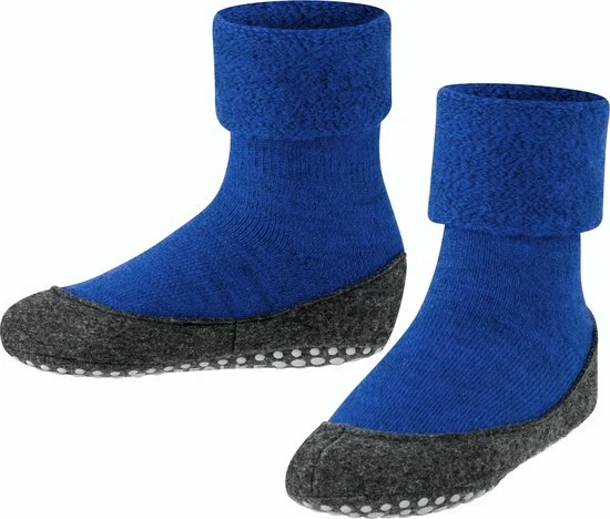 FALKE Cosyshoe Slofsokken Voor Meisjes En Jongens Comfortabel Warm Winter Antislip Ondoorzichtig Zacht Mid-rise Met Vilten Zool Zonder Motief Met Noppen Merinowol Blauw Kinderen Sokken - Maat 35-36 3 FALKE Cosyshoe Slofsokken Voor Meisjes En Jongens Comfortabel Warm Winter Antislip Ondoorzichtig Zacht Mid-rise Met Vilten Zool Zonder Motief Met Noppen Merinowol Blauw Kinderen Sokken - Maat 35-36