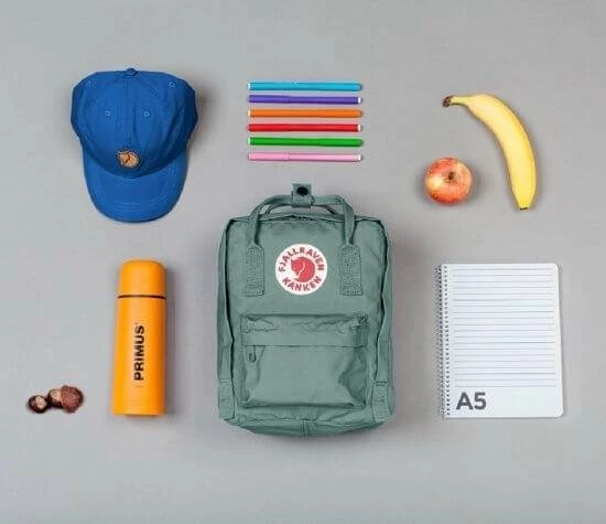 Fjallraven Fjällräven Kånken Mini Unisex Rugzak - Forest Green 8 Fjallraven Fjällräven Kånken Mini Unisex Rugzak - Forest Green - Afbeelding 6