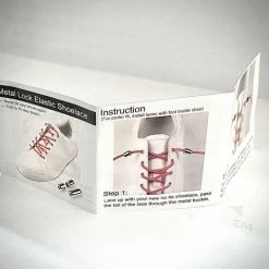 Lacetty - Elastische Veters - Met Metalen Draaisluiting - Plat - 100 Cm - Wit - Lock Veters - Sneaker Veter - Lock Laces -Nike winkel 550x480