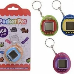 Thim Toys Retro Electronisch Vriendje, 49in1 - Tamagotchi - Speelgoed - Kinderspeelgoed - Digitale Vriend - Virtueel Huisdier - Schoencadeau - Retro Huisdier - Jongen En Meisje - 168 Huisdieren - Sleutelhanger - Speelgoed Meisje - Speelgoed Jongen