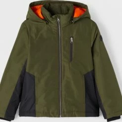 NAME IT NKMMIKAEL JACKET COLOR BLOCK PB Jongens Jas - Maat 134