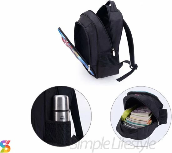 Roblox Pixel - Tas - Rugzak - Rugtas - Etui - Schooltas - 18 Liter - 3 Vakken 4 Roblox Pixel - Tas - Rugzak - Rugtas - Etui - Schooltas - 18 Liter - 3 Vakken - Afbeelding 2