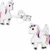 Zilveren Kinder Oorstekers In De Vorm Van Een Eenhoorn Paars | Unicorn Kinderoorbellen Meisje Zilver | Zilverana |Sterling 925 Silver (Echt Zilver) -Nike winkel 550x495 4
