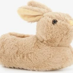 Thu!s Kinder Pantoffels Konijn - Bruin - Maat 30 - Sloffen
