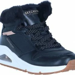 Skechers Uno Sneakers Zwart Leer - Dames - Maat 33 -Nike winkel 550x497 3