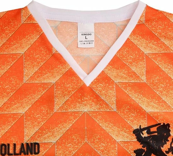 Kingdo EK 88 Voetbalshirt Gullit - Oranje - Nederlands Elftal - Volwassenen -S 5 Kingdo EK 88 Voetbalshirt Gullit - Oranje - Nederlands Elftal - Volwassenen -S - Afbeelding 3
