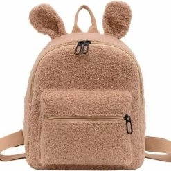 MINIIYOU Konijnen Teddy Rugzak - Bruin