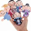 LOUZIR 6 Stuks Vingerpoppetjes Gezin - Familie Vinger Poppetjes - Finger Puppets -Nike winkel 550x507
