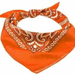 Merkloos Bandana - Oranje - Unisex - Festival - Carnaval - Bandana Hond