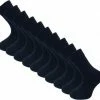Bonanza 10 Paar Basic Kindersokken - Naadloos - Zwart - Maat 35-38 -Nike winkel 550x512 7
