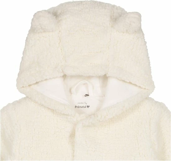 Prénatal Newborn Jas - Baby Unisex - Teddy Kinderkleding Voor Jongens En Meisjes - Maat 56 - Wit 5 Prénatal Newborn Jas - Baby Unisex - Teddy Kinderkleding Voor Jongens En Meisjes - Maat 56 - Wit - Afbeelding 3