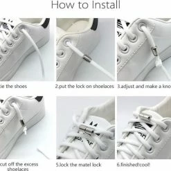 ProtectSupply - Elastische Veters - Schoenveters - Veters - Niet Meer Strikken - Wit 9 ProtectSupply - Elastische Veters - Schoenveters - Veters - Niet Meer Strikken - Wit -Nike winkel 550x522 1