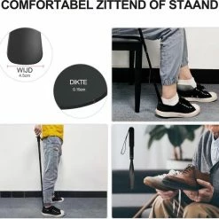 TammaT - Schoenlepel - Premium Kwaliteit - Orthopedische Uitschuifbare Schoenlepel - Schoentrekker - Extra Lang - Aluminium - Verstelbaar Tot 95 Cm – RVS – Zacht Handvat - INCLUSIEF Opbergzakje -Nike winkel 550x522