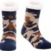 JAXY - Huissokken Dames - Verwarmde Sokken - Anti Slip Sokken - Huissokken - Bedsokken - Warme Sokken - Kerstcadeau Voor Vrouwen - Thermosokken - Dikke Sokken - Fluffy Sokken - Kerstsokken Dames En Heren - Maat 28-31 - Camo Blauw/Bruin -Nike winkel 550x529 2