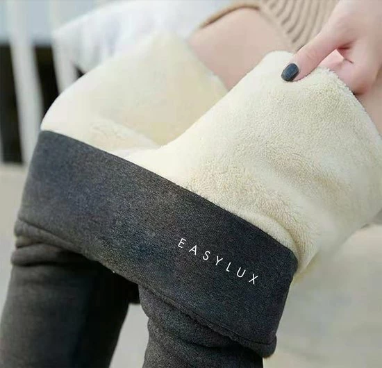 Easylux® Fleece Deluxe™ - Maat S - Grijs - Thermo Legging Dames - Cadeautje Voor Haar - Thermo Broek - Fleece Legging - Dames Kleding 3 Easylux® Fleece Deluxe™ - Maat S - Grijs - Thermo Legging Dames - Cadeautje Voor Haar - Thermo Broek - Fleece Legging - Dames Kleding