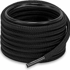 Lacetty Schoenveters - Veters - Sneakerveters - Rond - Zwart - Veterlengte 150 Cm – Dikte 4mm