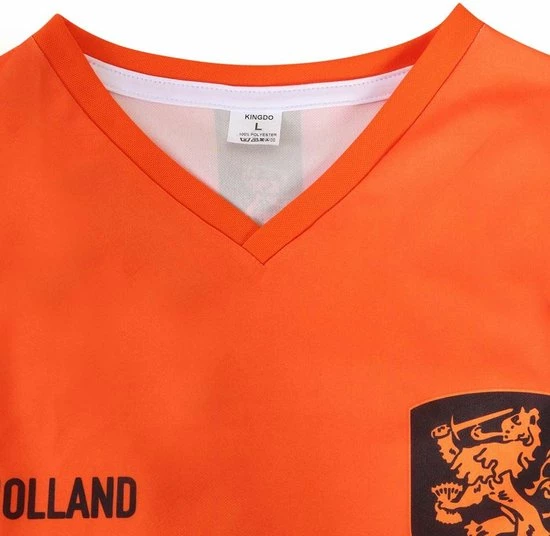 Kingdo Nederlands Elftal Voetbalshirt Thuis - WK 2022 - Oranje Shirt - Voetbalshirts Kinderen - Jongens En Meisjes - Sportshirts - Volwassenen - Heren En Dames-152 6 Kingdo Nederlands Elftal Voetbalshirt Thuis - WK 2022 - Oranje Shirt - Voetbalshirts Kinderen - Jongens En Meisjes - Sportshirts - Volwassenen - Heren En Dames-152 - Afbeelding 4