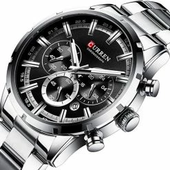 Curren Horloges Voor Mannen Horloge Mannen Luxe Zilver Zwart Design Heren Horloge 11 Curren Horloges Voor Mannen Horloge Mannen Luxe Zilver Zwart Design Heren Horloge -Nike winkel 550x537 5