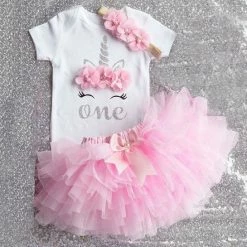 NNJXD 3 In 1 Set Cakesmash Outfit Meisje - Eerste Verjaardag Eenhoorn Jurk Set - Babykleding - Roze Unicorn - 1 Jaar 9 NNJXD 3 In 1 Set Cakesmash Outfit Meisje - Eerste Verjaardag Eenhoorn Jurk Set - Babykleding - Roze Unicorn - 1 Jaar -Nike winkel 550x545 10