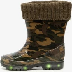 Mountain Peak Kinder Regenlaarzen Met Lichtjes - Groen - Maat 23 -Nike winkel 550x548 2