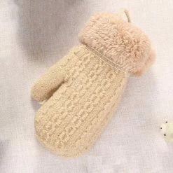 Merkloos MINIIYOU - Winter Wantjes Meisjes Met Koord - Beige - 0-2 Jaar -Nike winkel 550x550 121