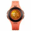 A&K Digitale Kinderhorloge | Waterdicht | Stopwatch | LED Verlichting | Stopwatch | Sport Watch Kids | Oranje + Geschenkdoosje