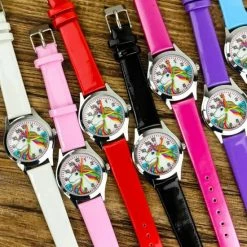 Fashion Favorite Kinder Horloge | Unicorn Roze | Kunstleer | Ø 30 Mm -Nike winkel 550x550 18