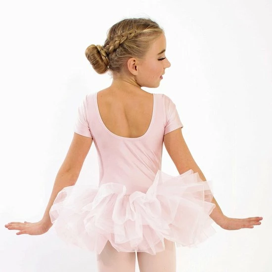 Dancer Dancewear Tutu Balletpakje Roze | Balletpakje Met Tutu Voor Een Meisje | "Alexandra" | Maat 104/110 | Maat 6 Jaar 6 Dancer Dancewear Tutu Balletpakje Roze | Balletpakje Met Tutu Voor Een Meisje | "Alexandra" | Maat 104/110 | Maat 6 Jaar - Afbeelding 4