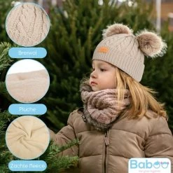 Baboo Baby Muts & Sjaal - Baby Kleding Jongens En Meisjes - Winter Kinderkleding - 0 Tot 2 Jaar - Onesize - Grijs -Nike winkel 550x550 197