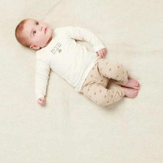 Noppies U 2 Pcs Set Vedder Unisex Kledingset - Sand Melange - Maat 44 7 Noppies U 2 Pcs Set Vedder Unisex Kledingset - Sand Melange - Maat 44 - Afbeelding 5