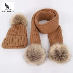 San Vitale® - Kindermuts En Sjaal - Winter Set - Wintermuts - Pompom - Camel 14 San Vitale® - Kindermuts En Sjaal - Winter Set - Wintermuts - Pompom - Camel -Nike winkel 550x550 295