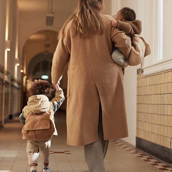 Jollein Rugtas Boucle - Biscuit 6 Jollein Rugtas Boucle - Biscuit - Afbeelding 4