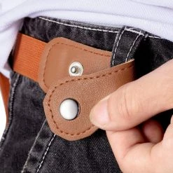 Fako Bijoux® Fako Fashion® - Kinderriem Zonder Gesp - Gespvrije Riem Kinderen - Elastische Riem - Rekbare Riem - Broekriem Zonder Gesp - Stretch Riem - Zwart -Nike winkel 550x550 362